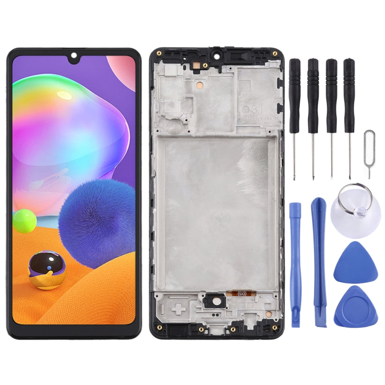 TFT Material LCD Screen and Digitizer Full Assembly With Frame for Samsung Galaxy A31 / SM-A315