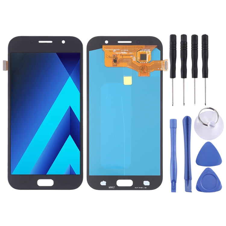 LCD Screen and Digitizer Full Assembly (OLED Material ) for Galaxy A7 (2017), A720F, A720F/DS