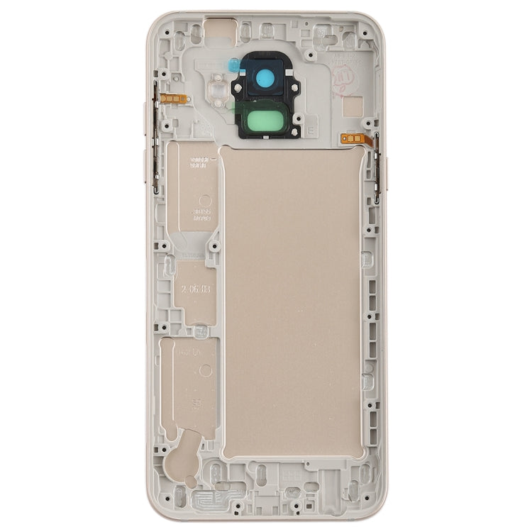 For Galaxy A6 (2018) / A600F Back Cover with Side Keys & Camera Lens