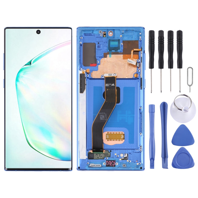 Original LCD Screen and Digitizer Full Assembly With Frame for Samsung Galaxy Note10+ 4G/Note10+ 5G SM-N976/N975