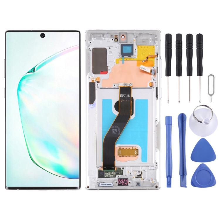 Original LCD Screen and Digitizer Full Assembly With Frame for Samsung Galaxy Note10+ 4G/Note10+ 5G SM-N976/N975