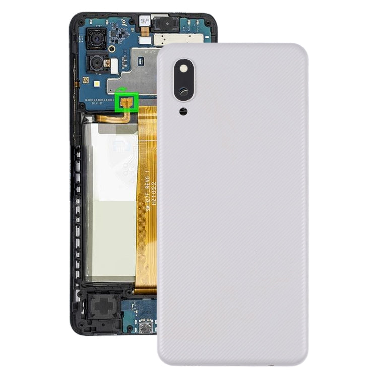 For Samsung Galaxy A02 Battery Back Cover with Camera Lens Cover