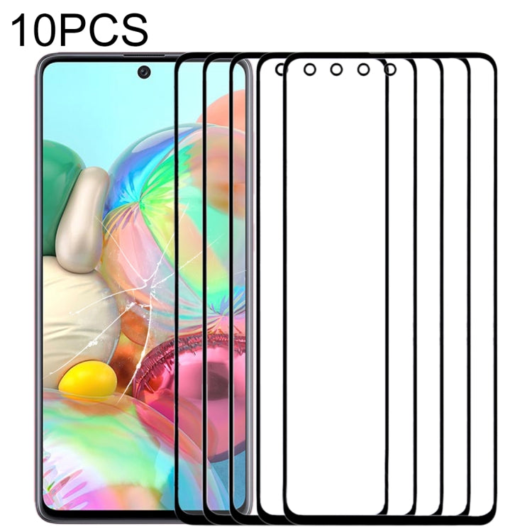 For Samsung Galaxy A71 10pcs Front Screen Outer Glass Lens My Store