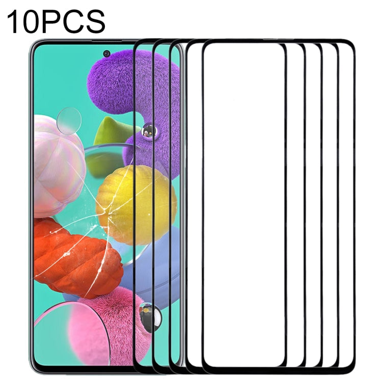 For Samsung Galaxy A51 10pcs Front Screen Outer Glass Lens My Store