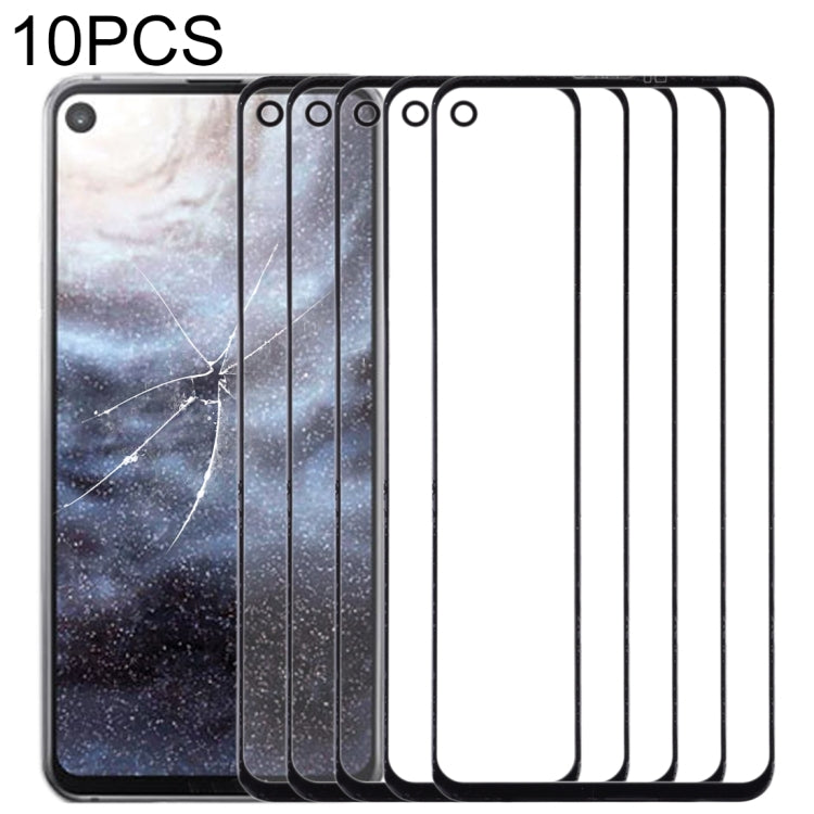 For Samsung Galaxy A8s / Galaxy A9 Pro 2019 10pcs Front Screen Outer Glass Lens