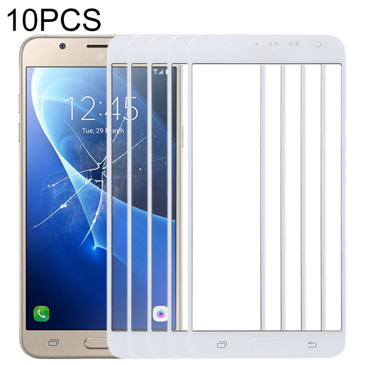 For Samsung Galaxy J7 (2016), J710F, J710FN, J710M/MN, J7108 10pcs Front Screen Outer Glass Lens