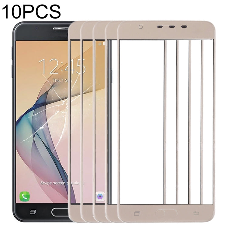 For Samsung Galaxy J7 Prime, On7 (2016), G610F, G610F/DS, G610F/DD, G610M, G610M/DS, G610Y/DS 10pcs Front Screen Outer Glass Lens