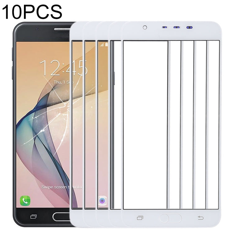 For Samsung Galaxy J7 Prime, On7 (2016), G610F, G610F/DS, G610F/DD, G610M, G610M/DS, G610Y/DS 10pcs Front Screen Outer Glass Lens