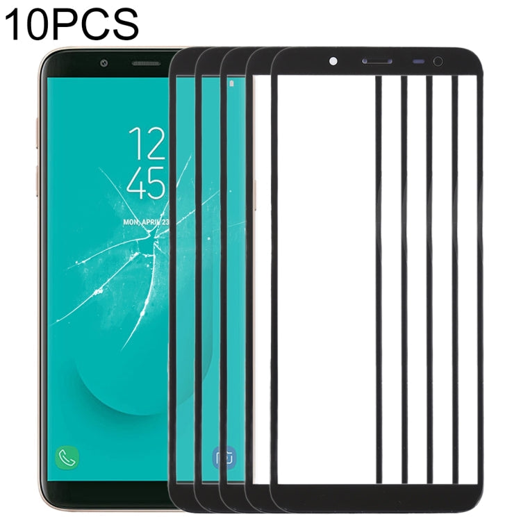 For Samsung Galaxy J6, J600F/DS, J600G/DS  10pcs Front Screen Outer Glass Lens