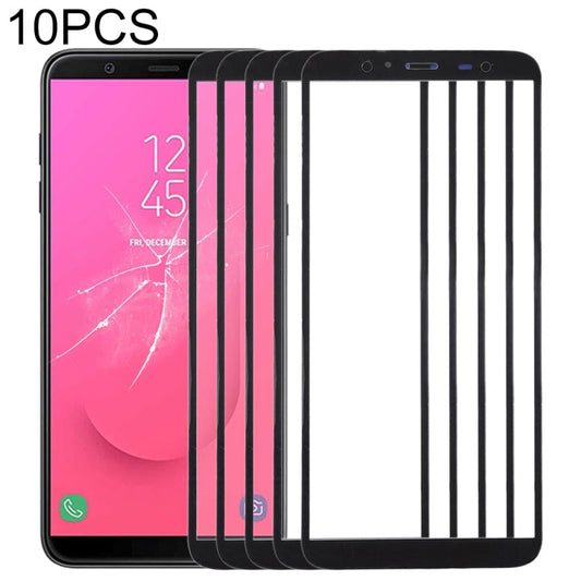 For Samsung Galaxy J8, J810F/DS, J810Y/DS, J810G/DS  10pcs Front Screen Outer Glass Lens