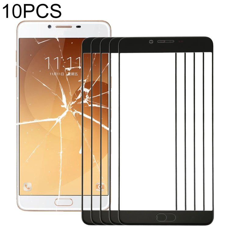 For Samsung Galaxy C9 Pro / C900 10pcs Front Screen Outer Glass Lens