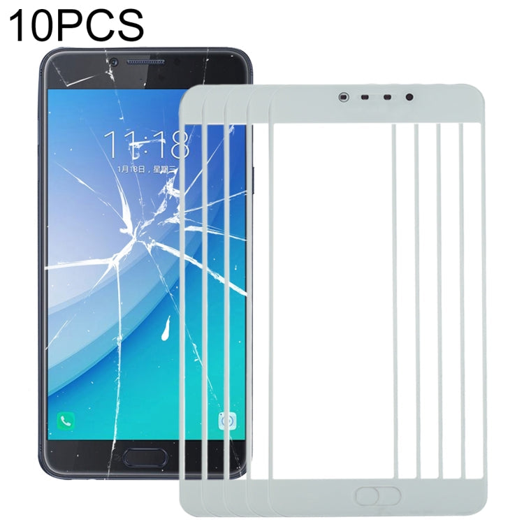 For Samsung Galaxy C7 Pro / C701 10pcs Front Screen Outer Glass Lens