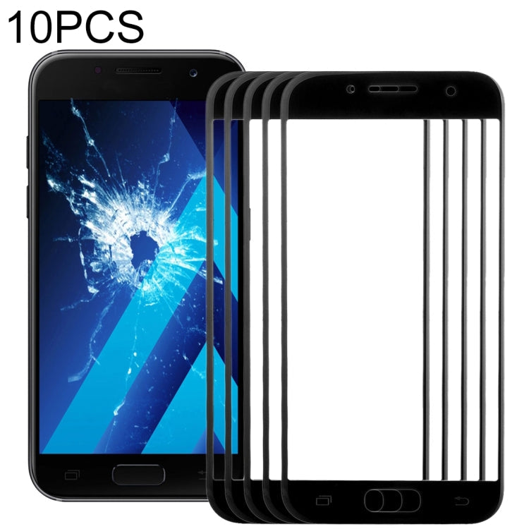 For Samsung Galaxy A7 (2017) / A720 10pcs Front Screen Outer Glass Lens