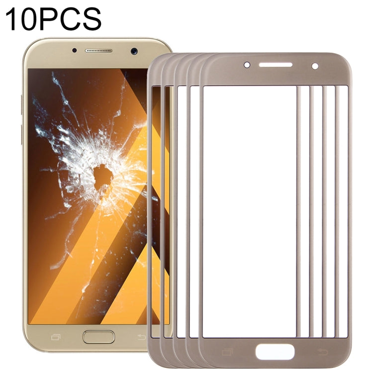 For Samsung Galaxy A7 (2017) / A720 10pcs Front Screen Outer Glass Lens