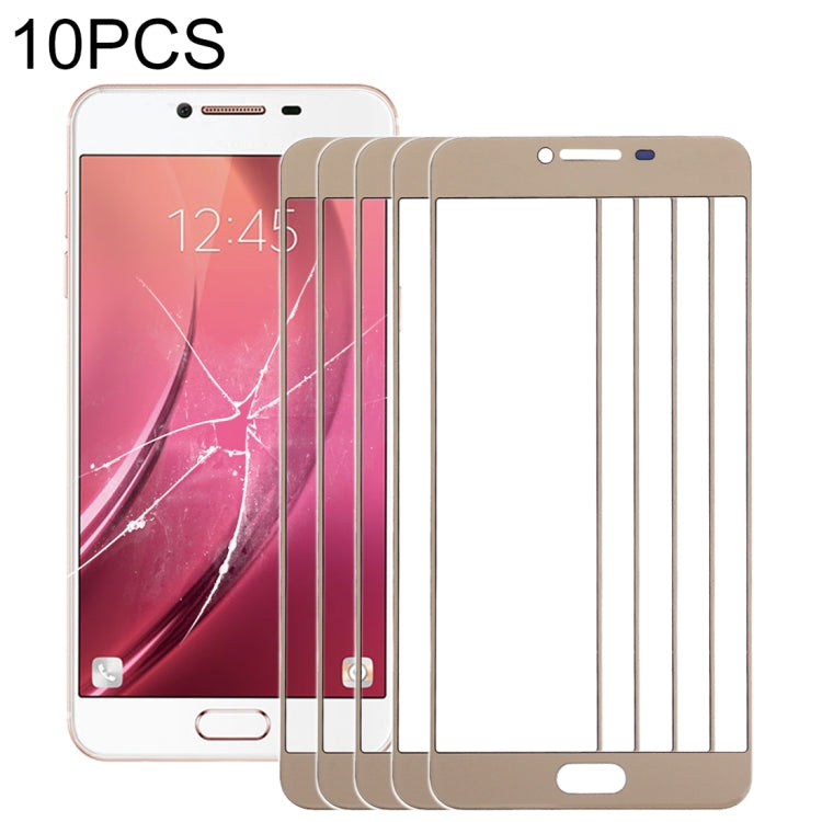 For Samsung Galaxy C7 10pcs Front Screen Outer Glass Lens