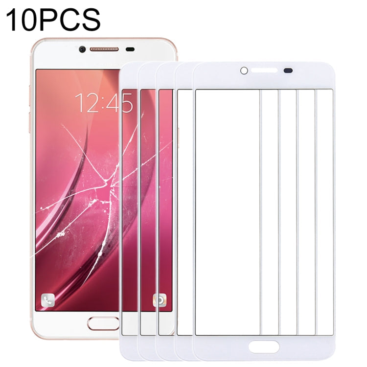 For Samsung Galaxy C7 10pcs Front Screen Outer Glass Lens