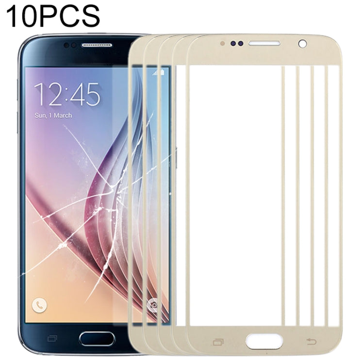 For Samsung Galaxy S6 / G920F 10pcs Front Screen Outer Glass Lens