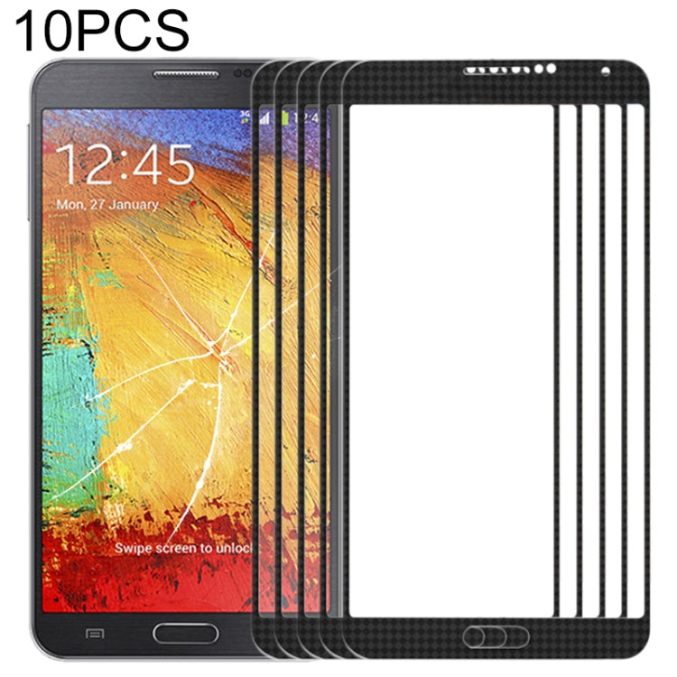 For Samsung Galaxy Note III / N9000 10pcs Front Screen Outer Glass Lens