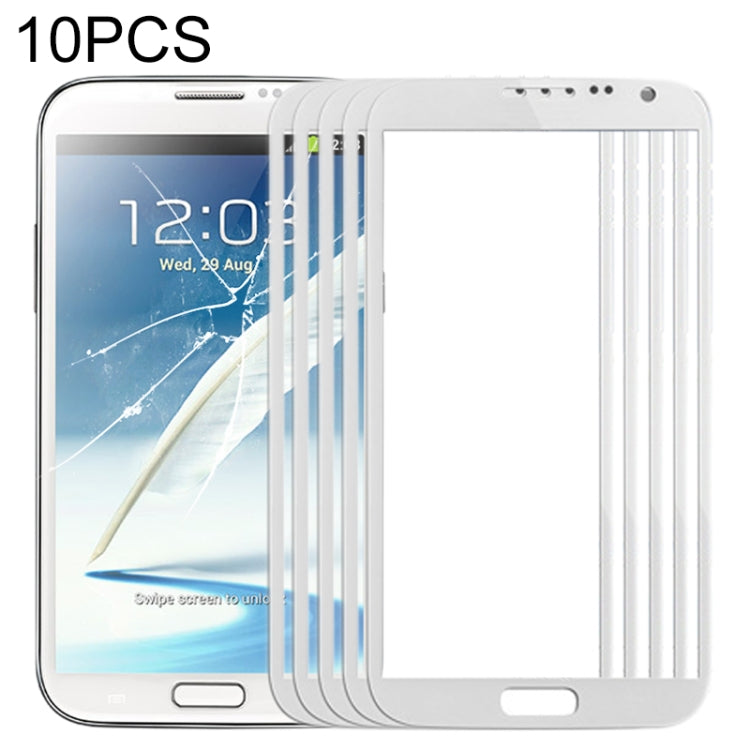 For Samsung Galaxy Note II / N7100 10pcs Front Screen Outer Glass Lens My Store