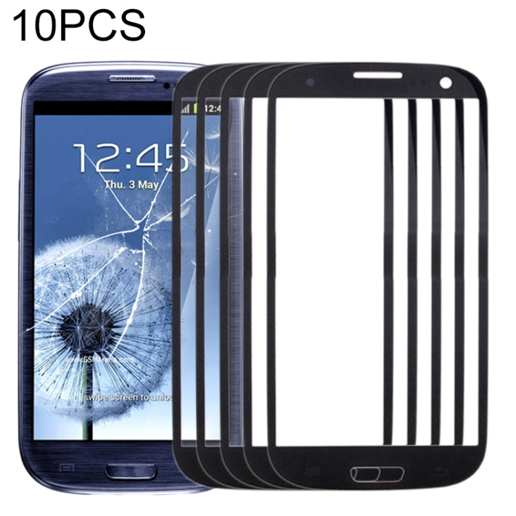 For Samsung Galaxy SIII / i9300 10pcs Front Screen Outer Glass Lens