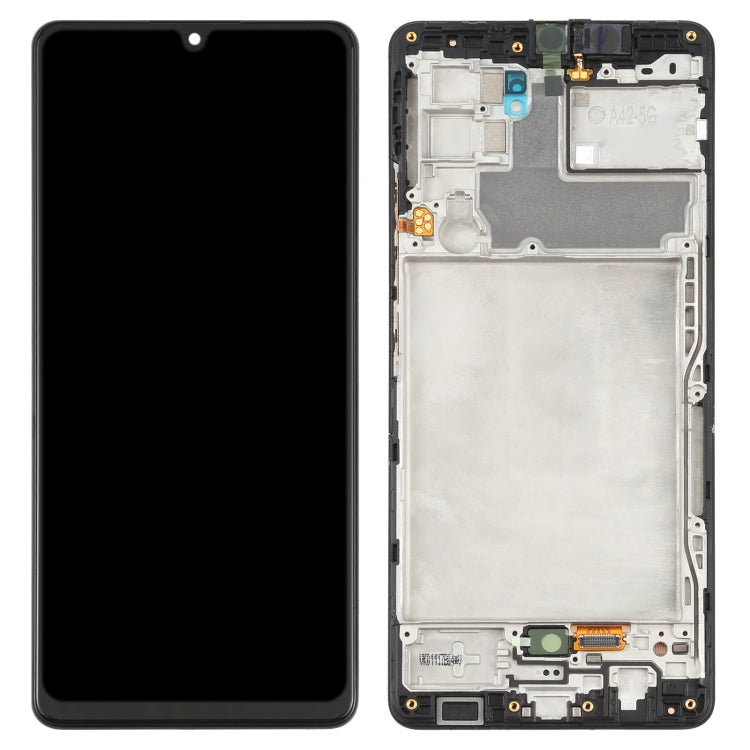 Original LCD Screen and Digitizer Full Assembly with Frame for Samsung Galaxy A42 5G SM-A426