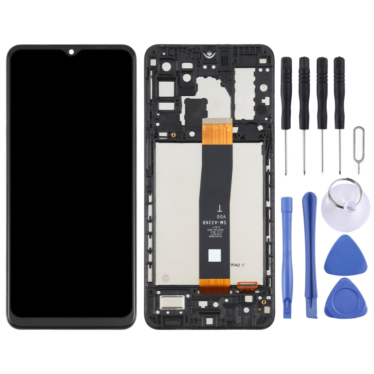 Original LCD Screen and Digitizer Full Assembly with Frame for Samsung Galaxy A32 5G SM-A326B