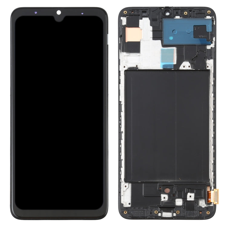 OLED Material LCD Screen and Digitizer Full Assembly with Frame for Samsung Galaxy A70 SM-A705 (6.39 inch) My Store