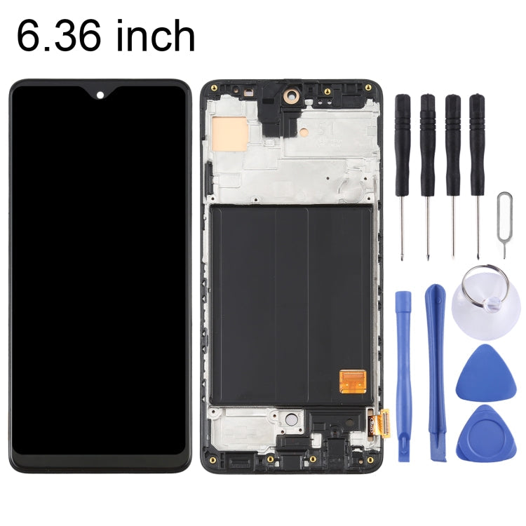 OLED Material LCD Screen and Digitizer Full Assembly with Frame for Samsung Galaxy A51 4G SM-A515(6.36 inch) My Store