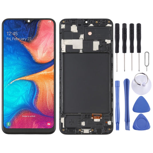 6.36 inch OLED Material LCD Screen and Digitizer Full Assembly with Frame for Samsung Galaxy A20 SM-A205 My Store