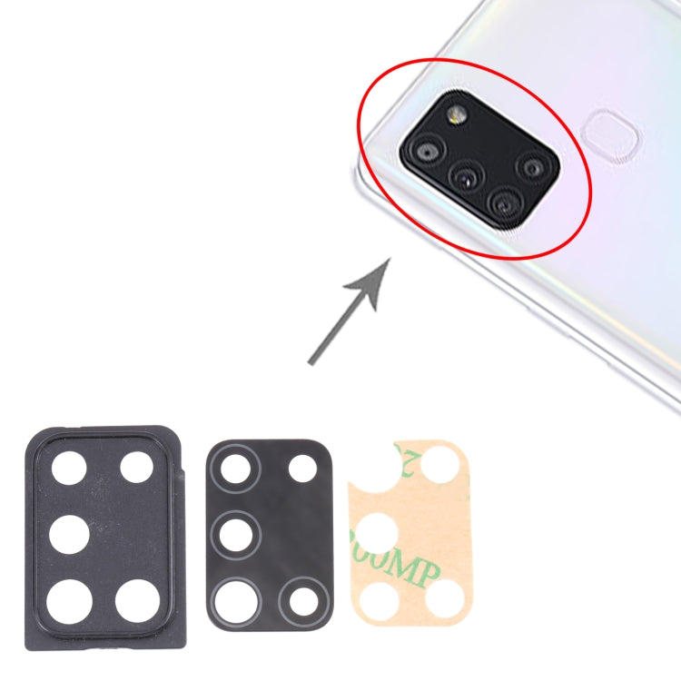 For Samsung Galaxy A21s SM-A217 10pcs Camera Lens Cover