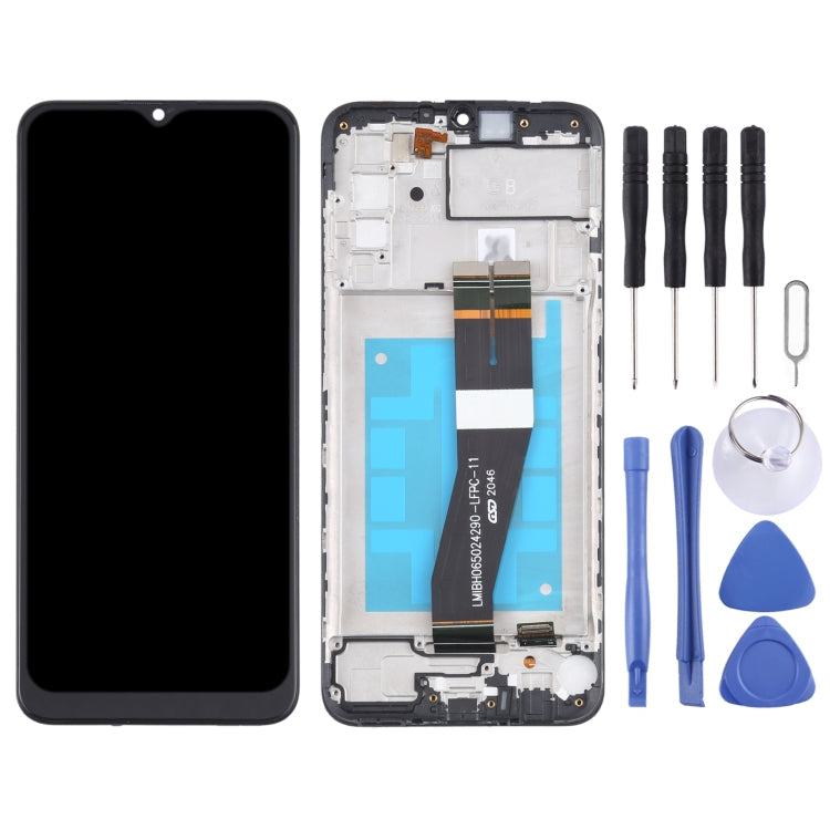 Original LCD Screen and Digitizer Full Assembly With Frame for Samsung Galaxy A02s SM-A025F(GB Version) My Store