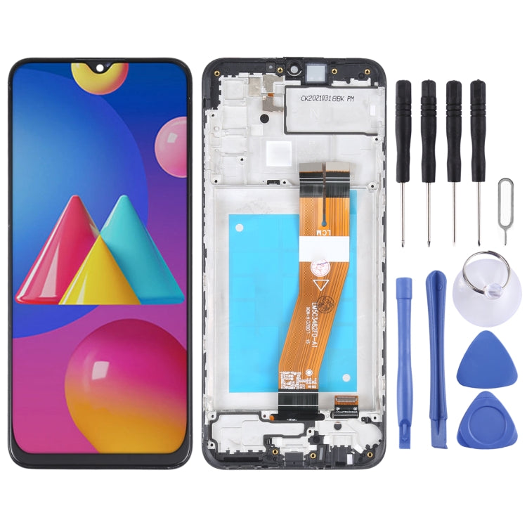 TFT Material LCD Screen and Digitizer Full Assembly With Frame for Samsung Galaxy M02s My Store