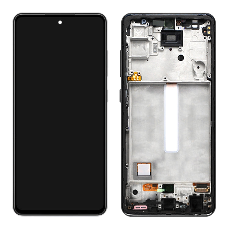 Original LCD Screen and Digitizer Full Assembly With Frame for Samsung Galaxy A52 SM-A526(5G Version)