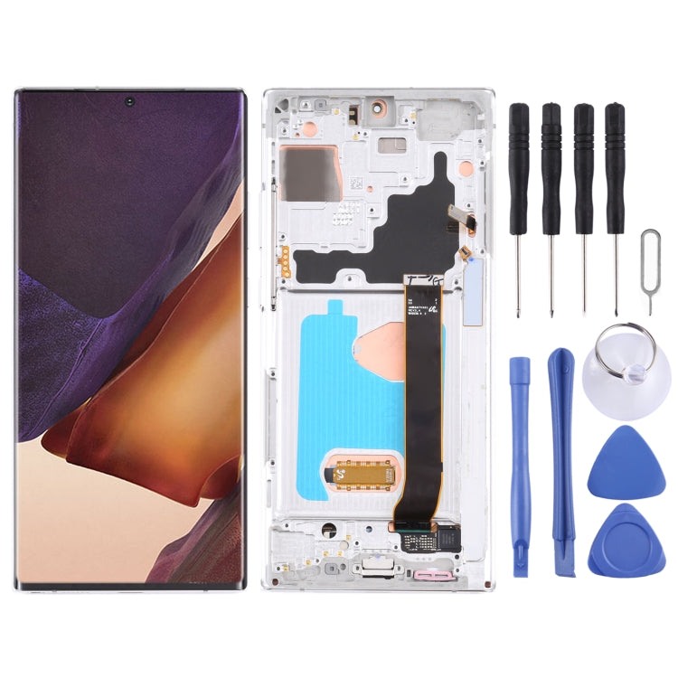 LCD Screen and Digitizer Full Assembly With Frame for Samsung Galaxy Note20 Ultra SM-N986 5G Version