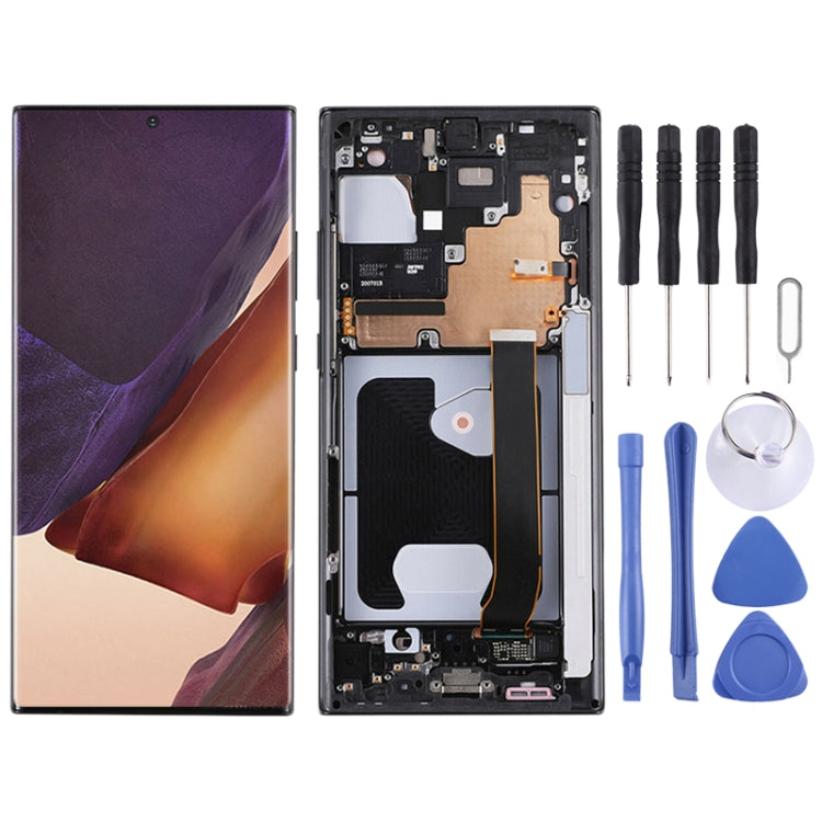 LCD Screen and Digitizer Full Assembly With Frame for Samsung Galaxy Note20 Ultra 4G