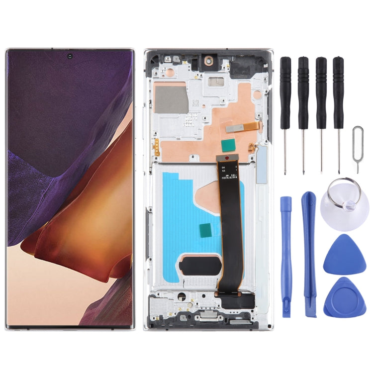 LCD Screen and Digitizer Full Assembly With Frame for Samsung Galaxy Note20 Ultra 4G