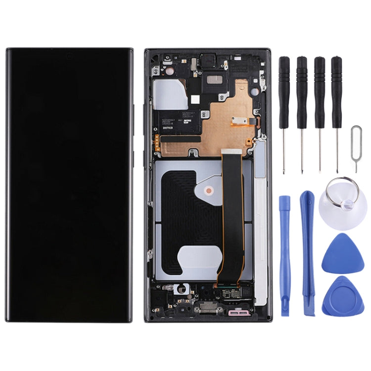 LCD Screen and Digitizer Full Assembly With Frame for Samsung Galaxy Note20 Ultra 4G