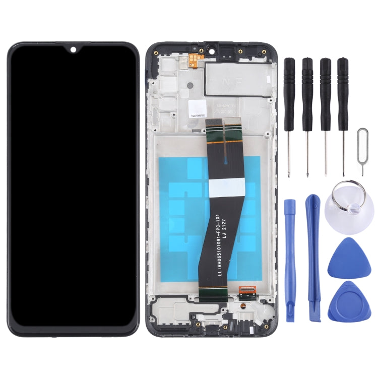 LCD Screen and Digitizer Full Assembly With Frame for Samsung Galaxy M02s (NF Version) My Store