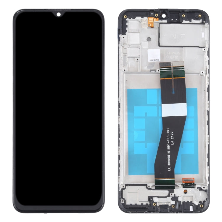 LCD Screen and Digitizer Full Assembly With Frame for Samsung Galaxy M02s (NF Version)