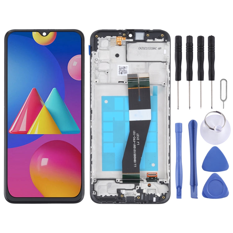 LCD Screen and Digitizer Full Assembly With Frame for Samsung Galaxy M02s (NL Version) My Store