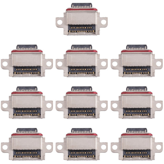 10pcs Charging Port Connector for Samsung Galaxy Note10 / Note10 5G SM-N970F, SM-N970U, SM-N970U1, SM-N9700, SM-N970W, SM-N9700, SM-N970N, SM-N971U, SM-N971N