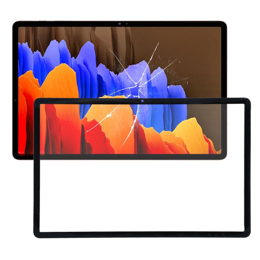 For Samsung Galaxy Tab S7+ SM-T970 Front Screen Outer Glass Lens with OCA Optically Clear Adhesive