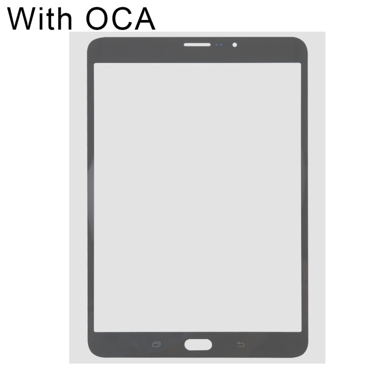 For Samsung Galaxy Tab S2 8.0 LTE / T719 Front Screen Outer Glass Lens with OCA Optically Clear Adhesive