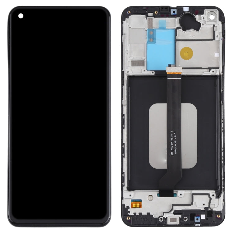 Original LCD Screen and Digitizer Full Assembly with Frame for Samsung Galaxy A60 SM-A606 My Store