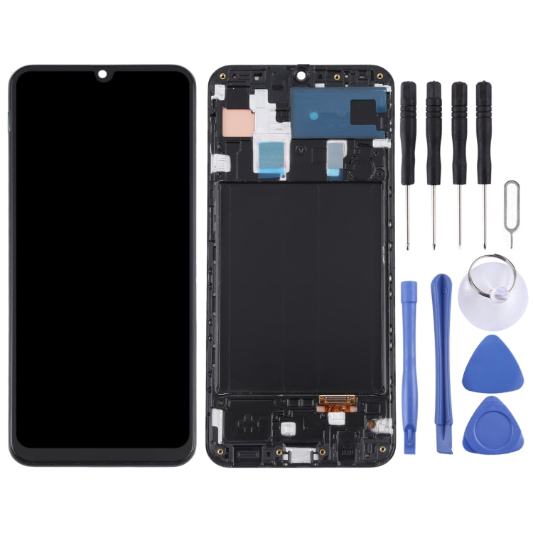 Original LCD Screen and Digitizer Full Assembly with Frame for Samsung Galaxy A30 SM-A305 My Store