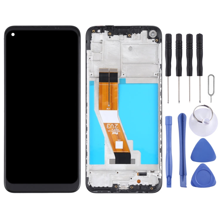 Original LCD Screen and Digitizer Full Assembly with Frame for Samsung Galaxy M11 SM-M115