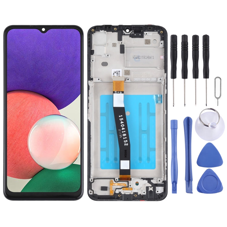 Original LCD Screen and Digitizer Full Assembly with Frame for Samsung Galaxy A22 5G SM-A226 My Store