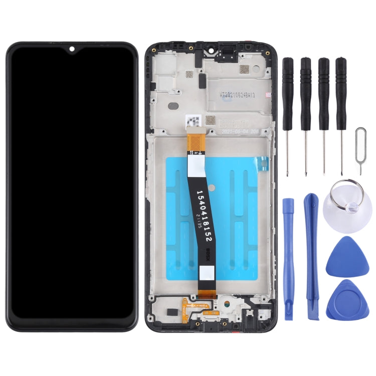 Original LCD Screen and Digitizer Full Assembly with Frame for Samsung Galaxy A22 5G SM-A226 My Store