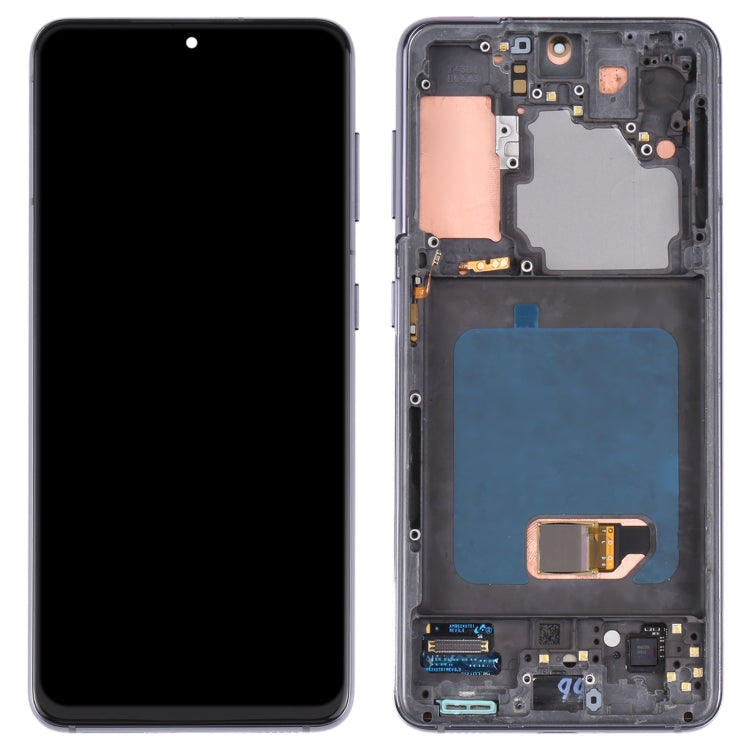 Original LCD Screen and Digitizer Full Assembly with Frame For Samsung Galaxy S21 4G/S21 5G SM-G990 SM-G991