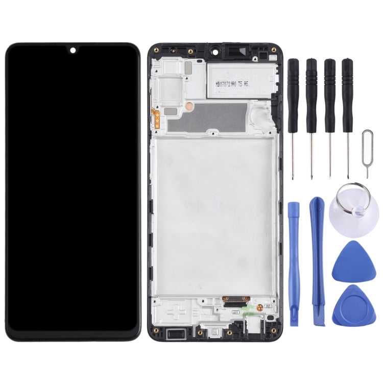 incell Material LCD Screen and Digitizer Full Assembly with Frame for Samsung Galaxy A22 4G